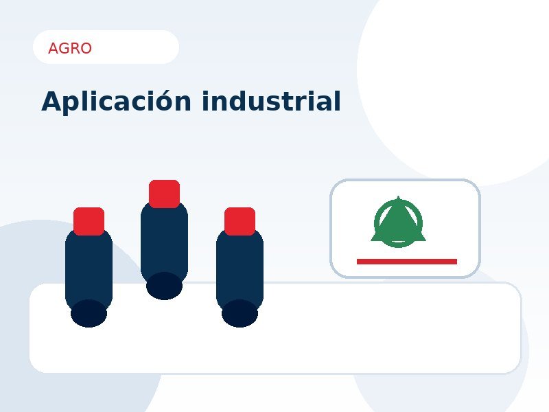 Especialidades de aplicación industrial para formulación y agro