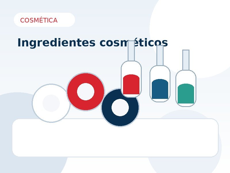 Ingredientes funcionales para cosmética y cuidado personal